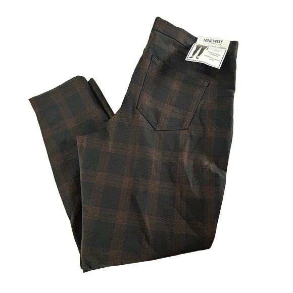 Nine West Womens High Rise Heidi Pull On Stretch Skinny Pant XXL New! - Picture 2 of 7